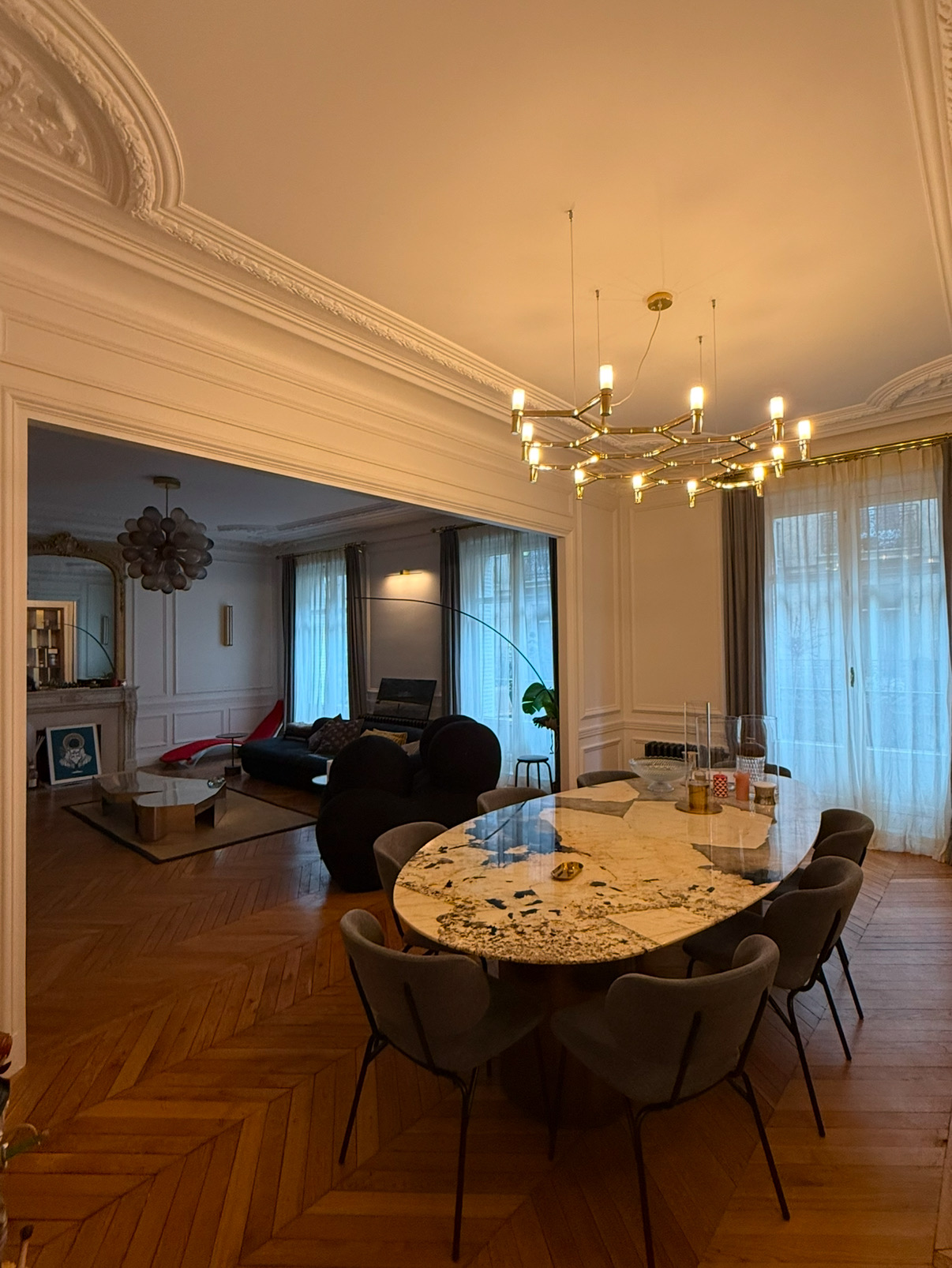 image appartement hausmanien